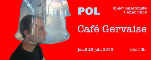 POL dj-set anarchiste Cafe Gervaise